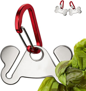 Hands-Free Dog Poop Bag Holder 2-Pack Prismra