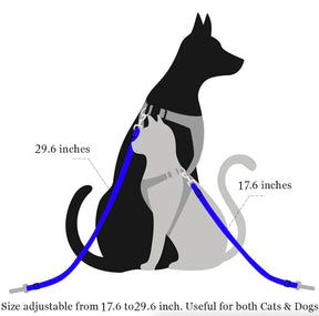 Pet Car Seat Belt 2-Pack Adjustable by Prismra