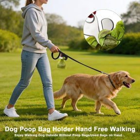 Hands-Free Dog Poop Bag Holder 2-Pack Prismra