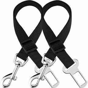 Pet Car Seat Belt 2-Pack Adjustable by Prismra