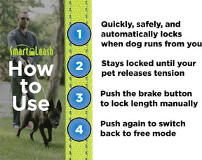 Retractable Dog Leash 15FT Prismra