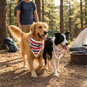 Reflective Pet Bandana 2-Pack Medium