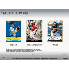 2026 Leaf Metal Baseball Hobby Jumbo Box
