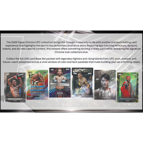 2026 Topps Chrome UFC Delight 8 Box Case