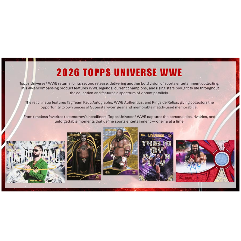 2026 Topps Universe WWE Hobby Box